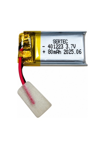 Sertec 401223 3.7v 80mah Devreli Li-polymer Pil 1.5a