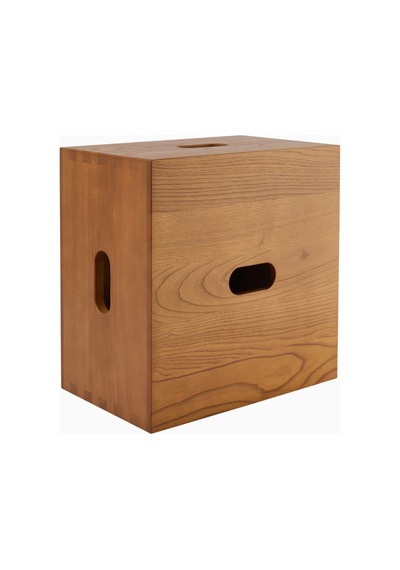 Cassina Cabanon Kestane Tabure Le Corbusier Üst Segment Tasarımı Kahverengi