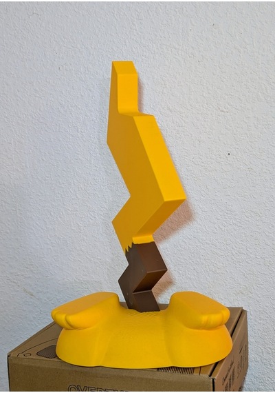 Pikachu Tarzı Kulaklık Standı 3d Baskı Anime Figürlü Masaüstü Kulaklık Askısı