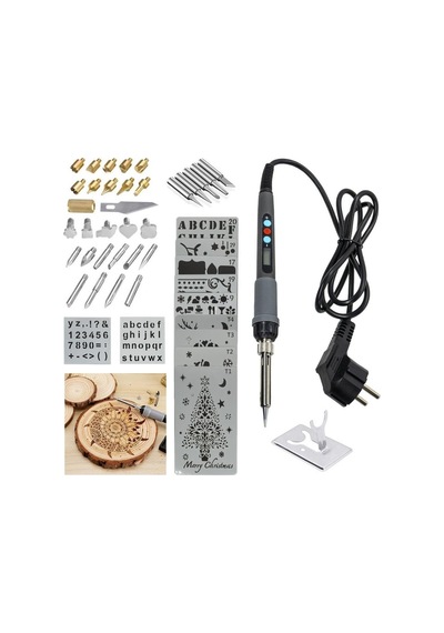 Rox Wood Pro 46 Parça Ahşap Yakma Seti 60w