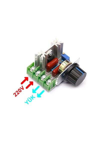 Duxyelektronik 2000 Watt Dimmer Rezistans, Fan, Motor Devir, 2000W Dimmer