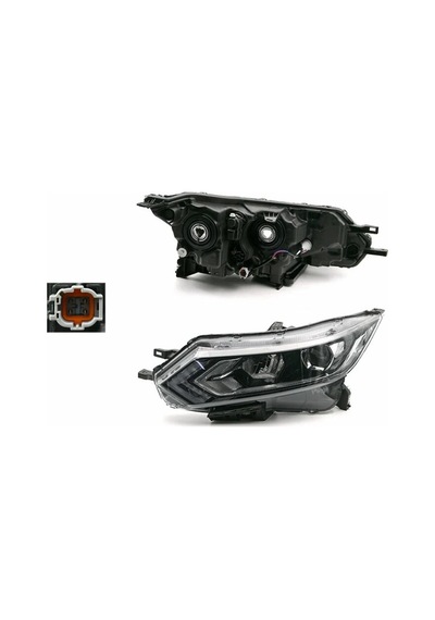 Qashqai Sol Far Motorlu 2017-2021 Makyajlı