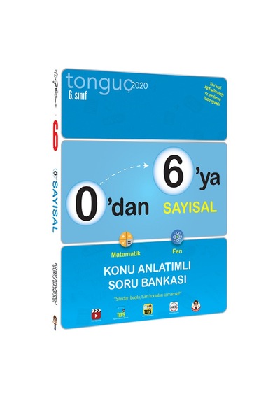 Tonguç 6.Sınıf 0Dan 6Ya Sözel Sayısal Konu Anlatımlı Soru Bankası