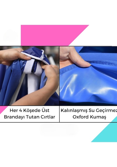 Reyo 3x3 Krem Hızlı Kurulum Çardak Krem
