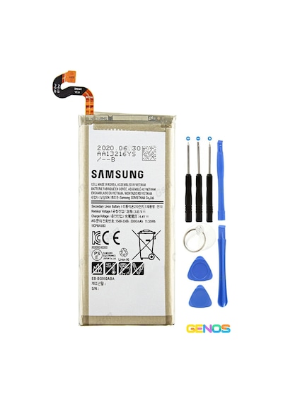Samsung Galaxy Uyumlu S8 G950 Batarya Pil A++ Lityum Polimer Pil + Montaj Set
