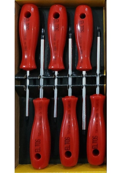 Eltos Torx Tornavida Seti 6'lı