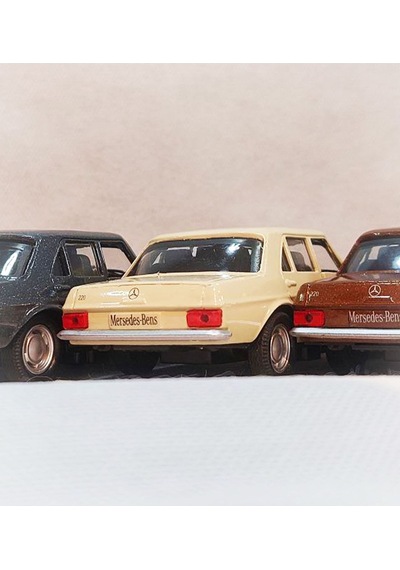 Benz W114 Çek Bırak E220 Metal Araba Diecast 1:36 Model Oyuncak