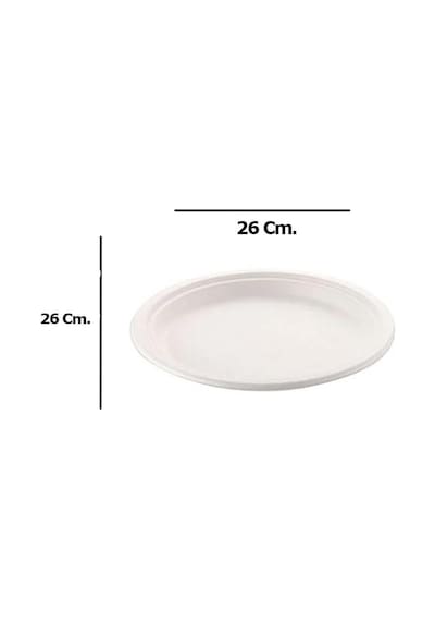 Roll-up Nature Ekolojik Karton Kağıt Tek Kullanımlık Tabak - 26 Cm. - 50 Adetlik 3 Paket Diğer