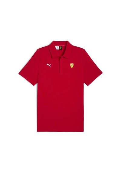 Puma Ferrari Sportswear Polo Kırmızı Erkek T-shirt & Polo