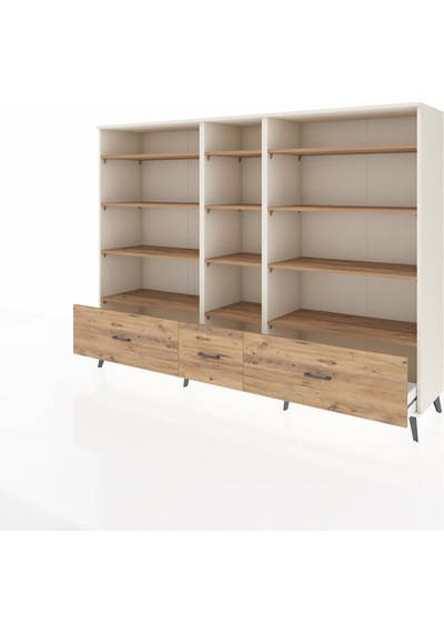 Hyperion Dolap 12 Raflı 3 Çekmeceli 220x44x163 Aytaşı-çam Atlas Çam - Aytası Hyperion Dolap 12 Raflı 3 Çekmeceli 220x44x163 Aytaşı-çam Atlas Çam - Aytası