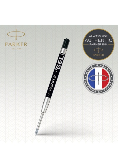 Parker 1950344 Jel Tükenmez Kalem Yedeği, Orta Kalınlıkta Uç, Siyah, Gri 165-Koyu Yeşil