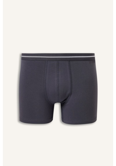 Defacto Regular Fit Çizgili Beli Lastikli 3lü Boxer Paketi I1735ax26aupr102 Mor-pr102