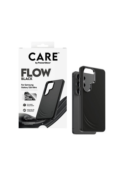 Care By Panzerglass Qi Flow Samsung Uyumlu Galaxy S26 Ultra Siyah Kılıf