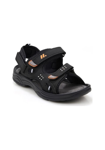 Minican Kids Kn-1600-26y Erkek Çocuk Ortopedik Sandalet Siyah