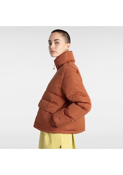Vans Mte Aubrey Primaloft Puffer Kadın Kahverengi Mont Düz Vn000hjvc9j1