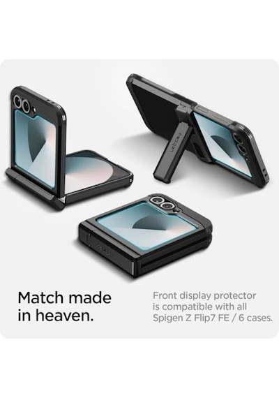 Galaxy Z Flip 6 İle Uyumlu Cam Ekran Koruyucu Kolay Kurulum Glas.tr Ez Fit Slim Hd 2 Adet - Agl07972