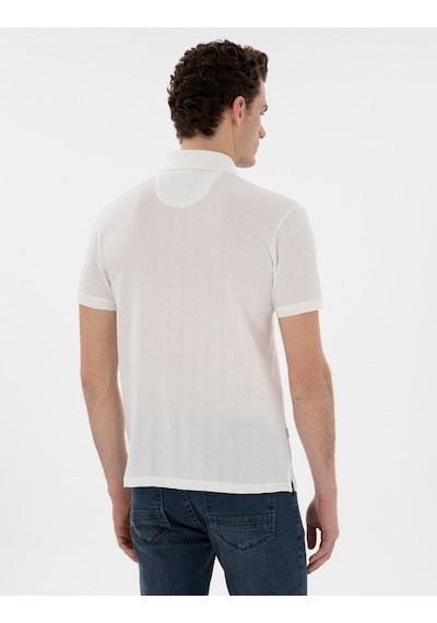 Pierre Cardin Erkek Beyaz Tişört 50302608-vr013 Beyaz