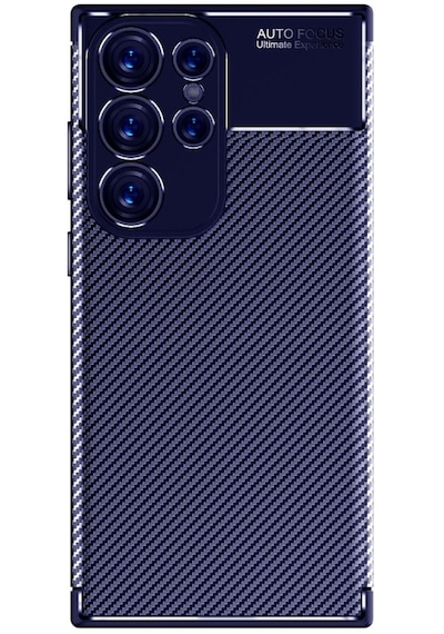 Teleplus Samsung Galaxy Uyumlu S23 Ultra Kılıf Texture Negro Silikon Kapak
