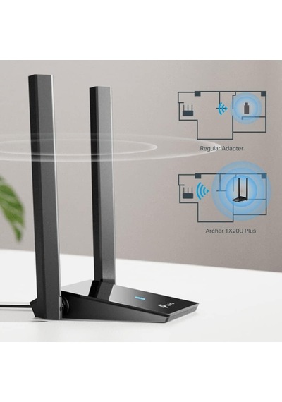 Tp-link Archer Tx20u Plus, Ax1800 Mbps Çift Antenli Yüksek Kazanı