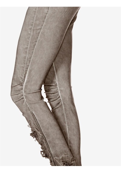 BULALGİY Kadın Taş Skinny Dantel Pantolon - BGA653069