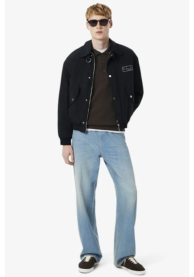 Lacoste Men's Classic Fit Sweatshirt Polo Yaka Düğmeli Organik Pamuk Fitilli Erkek Sweatshirt Kahverengi Lacoste Men's Classic Fit Sweatshirt Polo Yaka Düğmeli Organik Pamuk Fitilli Erkek Sweatshirt Kahverengi