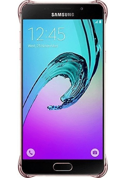 Galaxy A5 2016 A510f İle Uyumlu Clear Back Cover Kılıf Rose Gold Ef-qa510czegww
