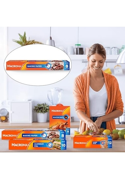 Macro Max Mutfak Pişirme Kağıdı 8 Mt 12v