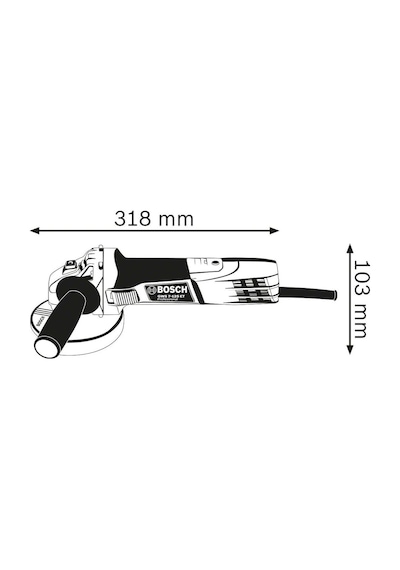Bosch Professional GWS 7-125 Avuç Taşlama Makinesi - 0601388108n11