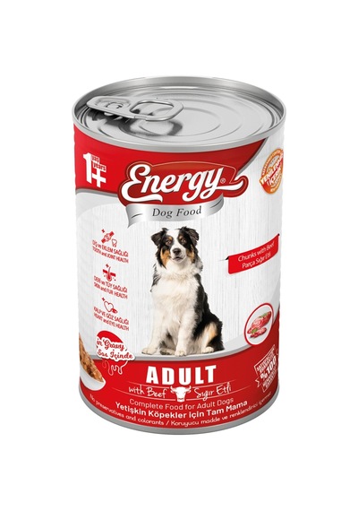 Energy Sığır Etli Yetişkin Köpek Maması 10 x 415 G