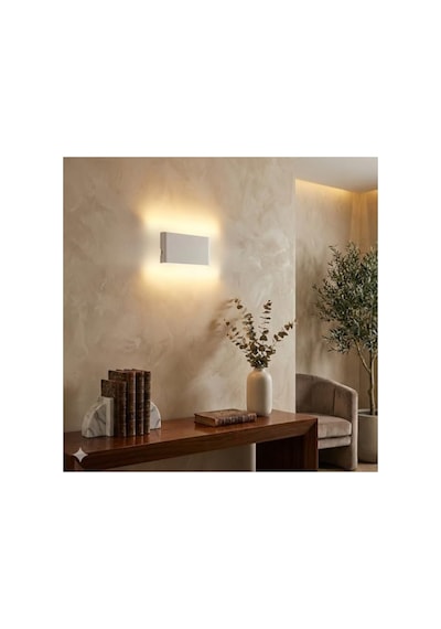 Mıknatıslı Sensörlü Şarj Edilebilir Led Aplik, 2700k Gün Işığı 10 Parça Siyah