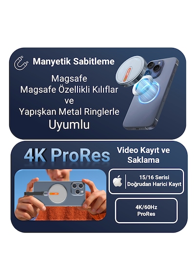 Jeyı Heart590 Manyetik M.2 2230 Nvme Ssd Kutusu - Magsafe-prores Kayıt-10gbps Usb 3.2 Gen2 Disk Kutusu
