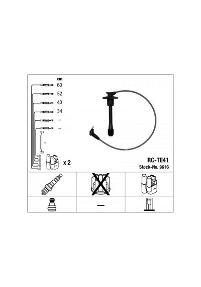 Buji Kablo Tk Corolla 1.6 Ie 4afe-ae100 92-98 12