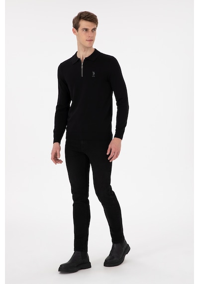 U.S. Polo Assn. Erkek Siyah Kazak 50297066-VR046