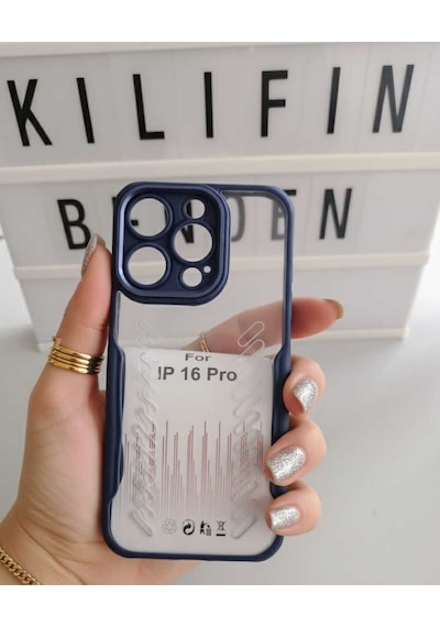 Apple Uyumlu iPhone 16 Pro Şeffaf Kılıf Modeli Şeffaf