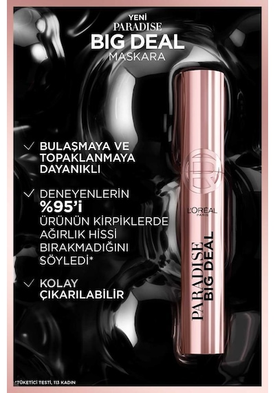 L'Oréal Paris Paradise Big Deal Maskara + Glotion Highlighter 902 Light Glow