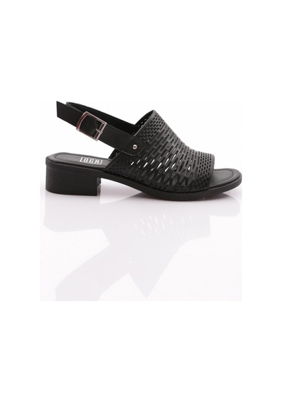 Dgn 015 Kadin Arkadan Bağlamali Sandalet 015-142-R1534 Siyah