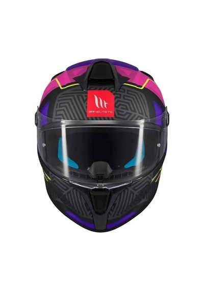 Mt Helmets Targo S Brik C8 Kapalı Motosiklet Kaskı Mat Siyah