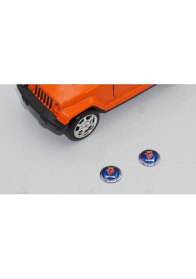 Saab Oto Anahtar 3M Metal Alaşım Logo 2Li Set