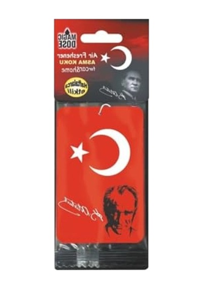 Asma Karton Koku, Türk Bayrağı Desenli Ve Estetik Görünüm