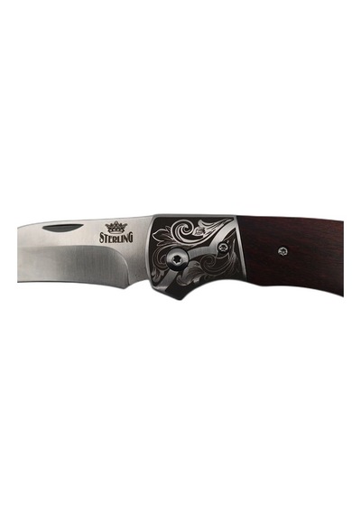 STERLING 11 cm Lock Back Kahverengi Kamp Çakı Kahverengi