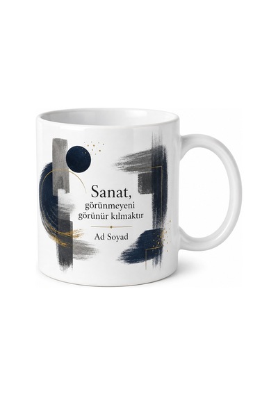 Sanat Dergileri Sergi Haberi Modern Enstalasyon Eleştirmen Yazısı Kupa Bardak Hediye Beyaz / Çok Renkli