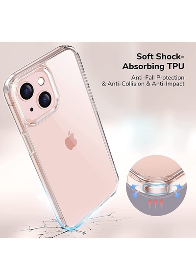 Apple Uyumlu iPhone 13 Mini Kilif Korumali Zirhli Seffaf Coss Silikon 473086539