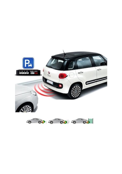 GPR AUTO PARTS  SES İKAZLI PARK SENSÖRÜ (SESLİ) BEYAZ SENSÖR