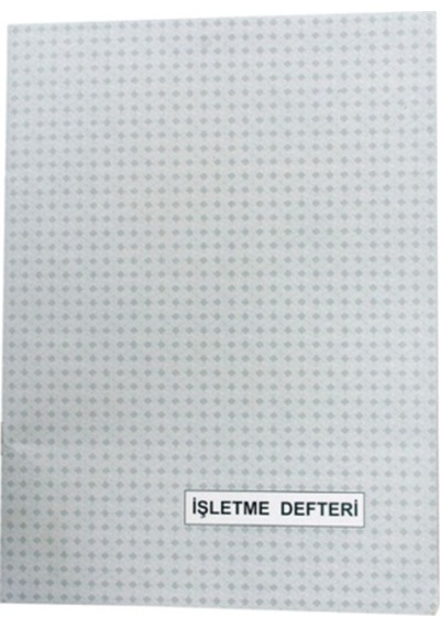 Işletme Hesabı Defteri Karton Kapak 24 Yaprak