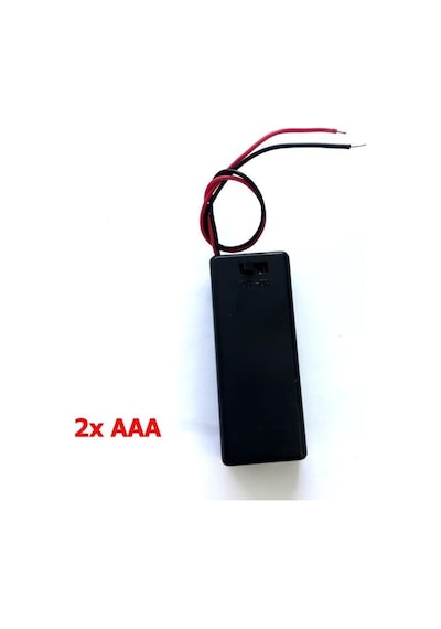 Electroon 2Xaaa Ince Kalem Pil Kutusu Kapaklı - 5Adet