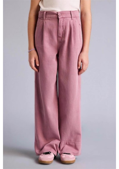 Defacto Wıde Leg Geniş Paça Tensel Pantolon Kız Çocuk G6368a826smpn429 Pembe-pn429