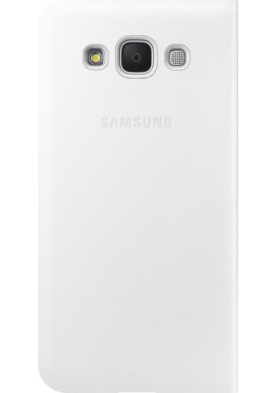Galaxy E5 İle Uyumlu Flip Wallet Kılıf Beyaz Ef-we500bwegww