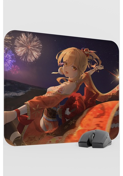 Yoimiya Genshin Impact Anime Gacha V4 - 48x40 Xl Gaming Mouse Pad Fare Altlığı
