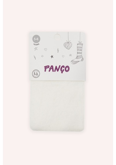 Panço Kız Çocuk Pamuklu Ekru Külotlu Çorap 9942gk11001 Krem