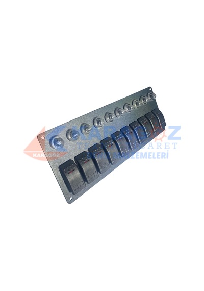 Marin 10'Lu Swıtch Panel 12X29,5 Cm